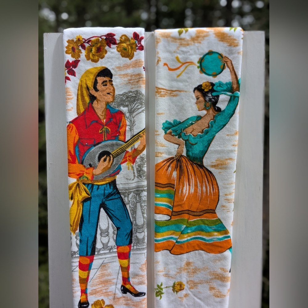 Colorful Flamenco Themed Scarf